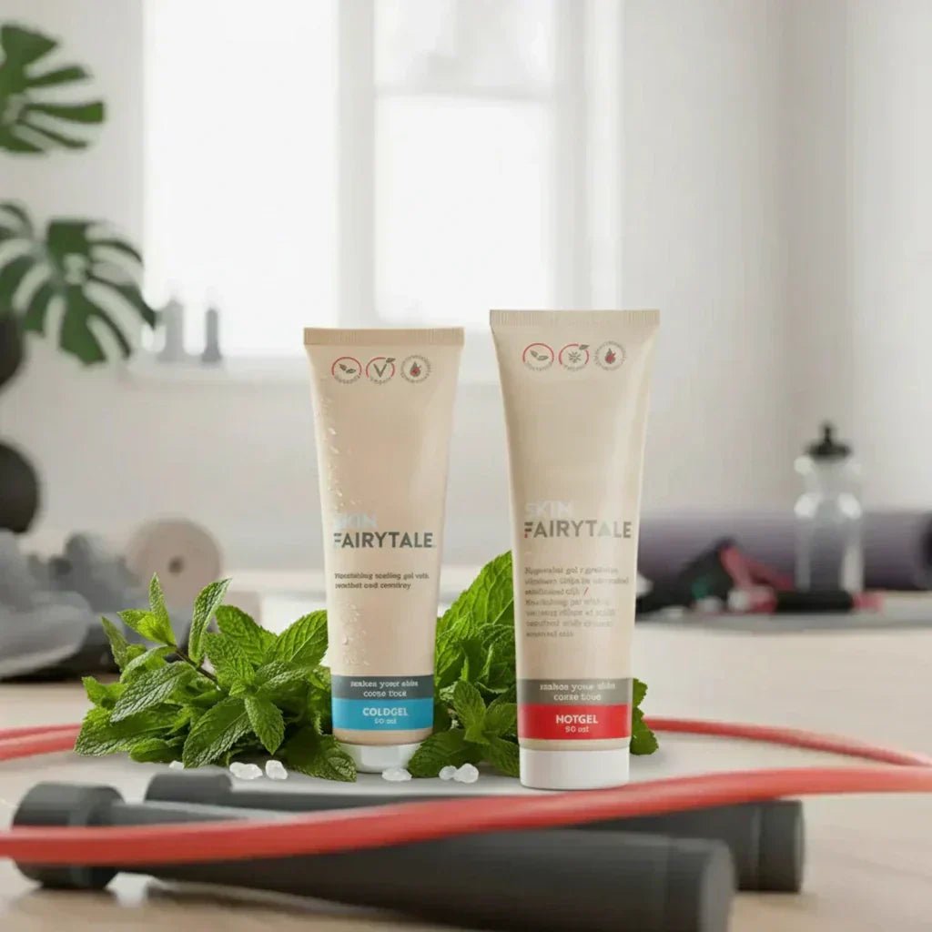 NOVO: Hot gel in Cold gel: hladilni in grelni gel za mišice in sprostitev - Skinfairytale